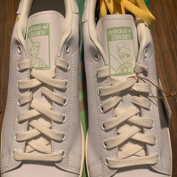 NEW MEN'S ADIDAS ORIGINALS DISNEY PETER PAN STAN SMITH SHOES ~ US 9.5 - Picture 8 of 15
